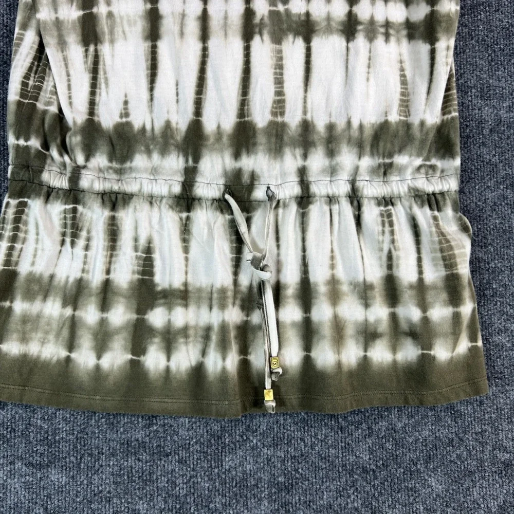 Michael‎ Kors Women Tie Dye Drawstring Waist Tunic Dress Size L